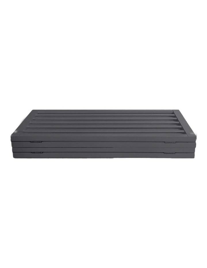 4 Panel Wooden Dog Fence in Grey image 4
