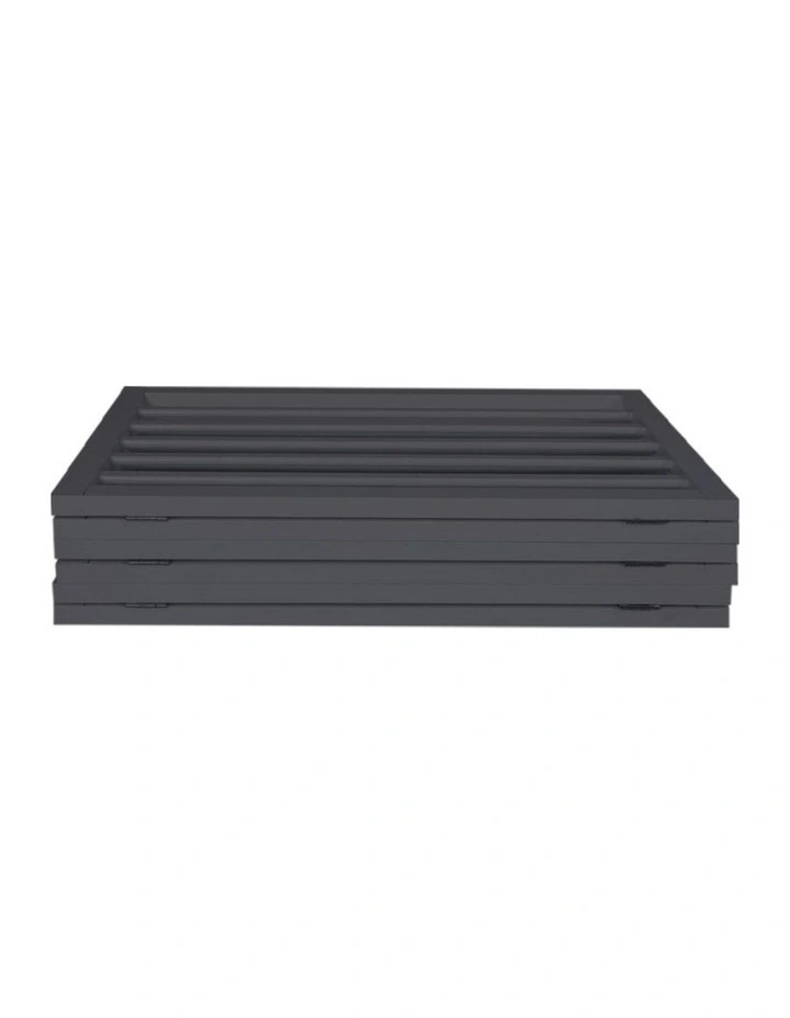 6 Panels Wooden Dog Fence in Grey image 5