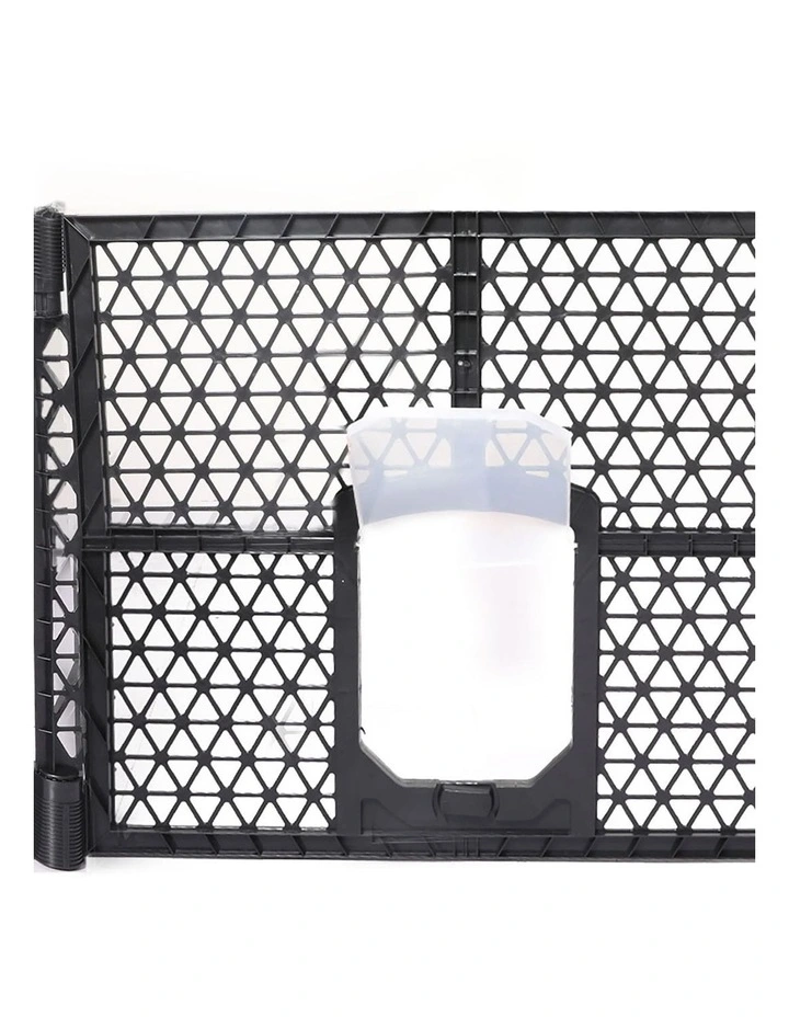 Folding Playpen 6 Panels in Black image 5