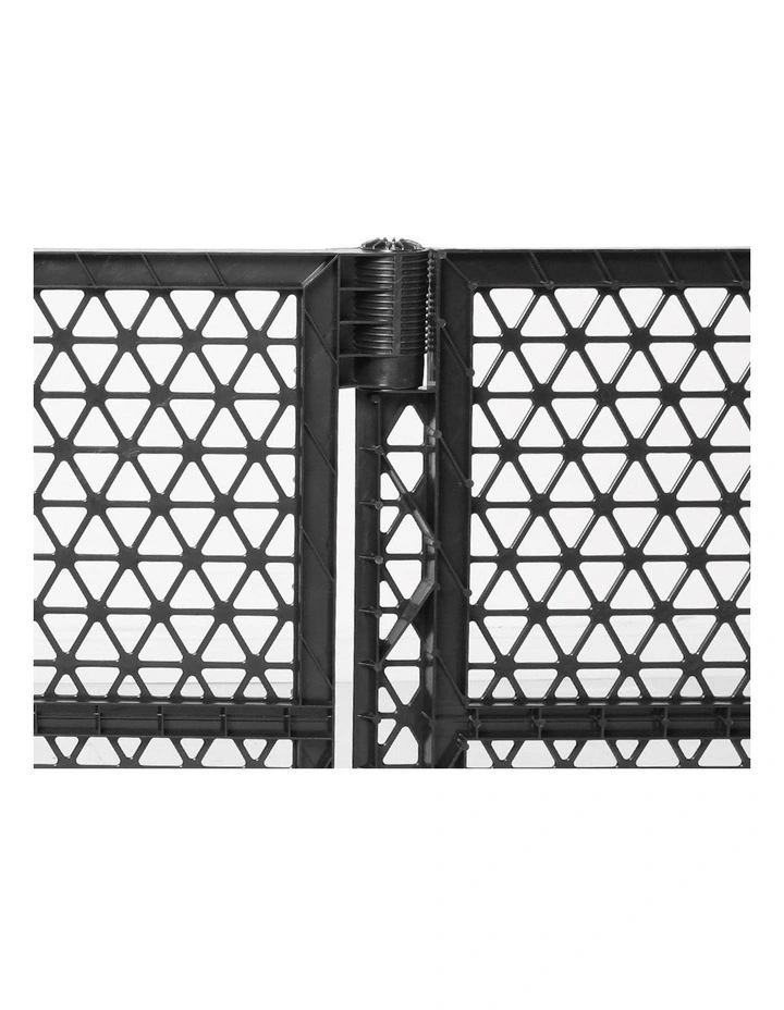 Folding Playpen 6 Panels in Black image 6
