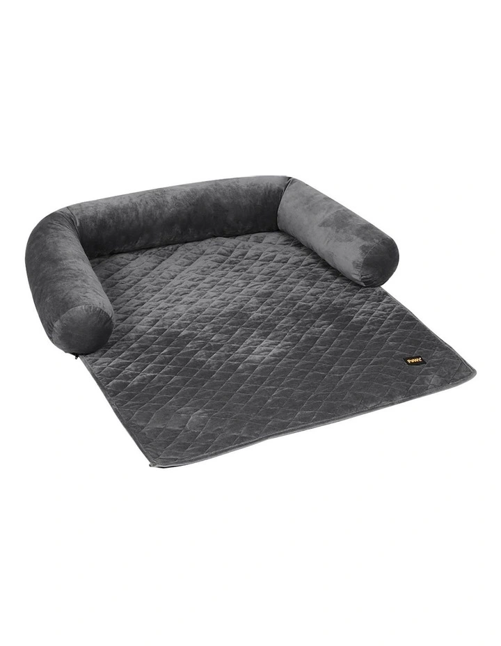 Large Pet Sofa Cushion in Grey image 1