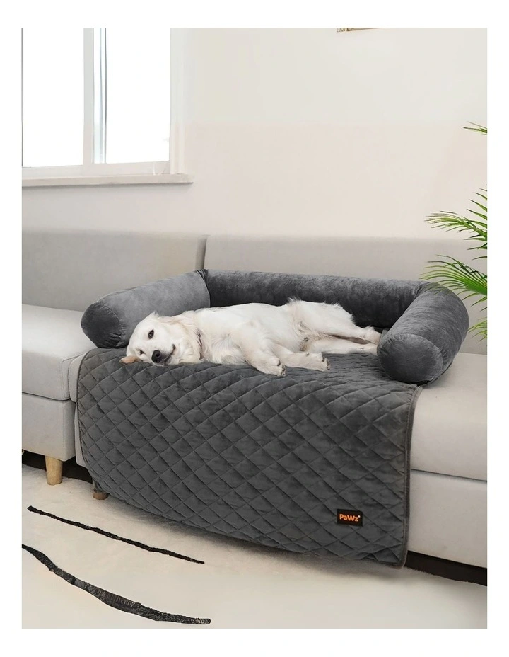 Large Pet Sofa Cushion in Grey image 2