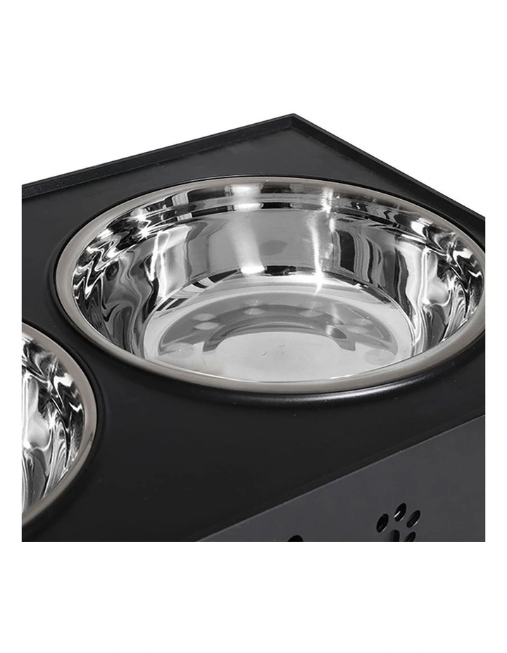 Elevated Pet Feeder in Black image 4