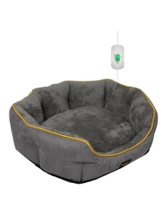 XL Electric Pet Heater Bed in Grey