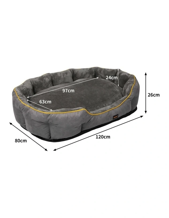 XL Electric Pet Heater Bed in Grey image 3