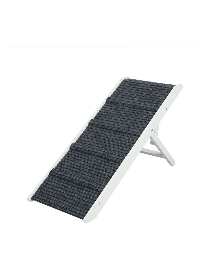 Adjustable Dog Ramp in White image 1
