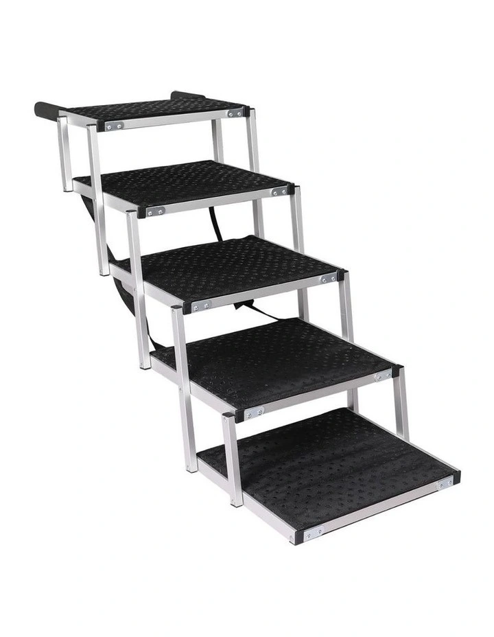 5 Steps Dog Ramp in Black image 1