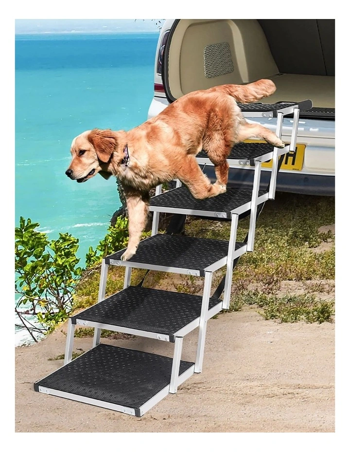 6 Steps Dog Ramp in Black image 7