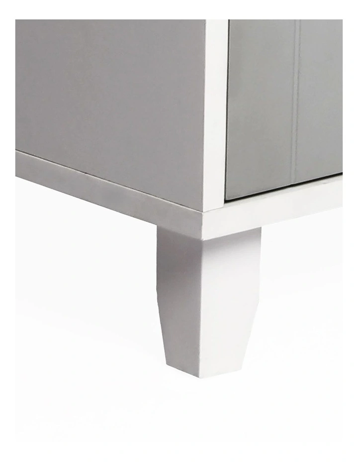 Enclosed Cat Litter Cabinet Box in Grey image 6