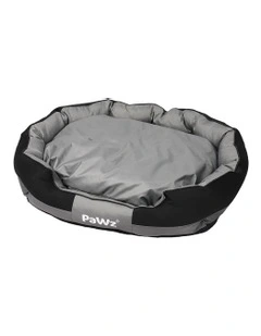 Large Waterproof Pet Bed in Grey/Black