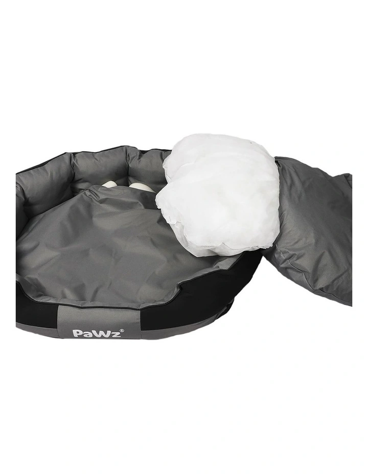 Large Waterproof Pet Bed in Grey/Black image 6