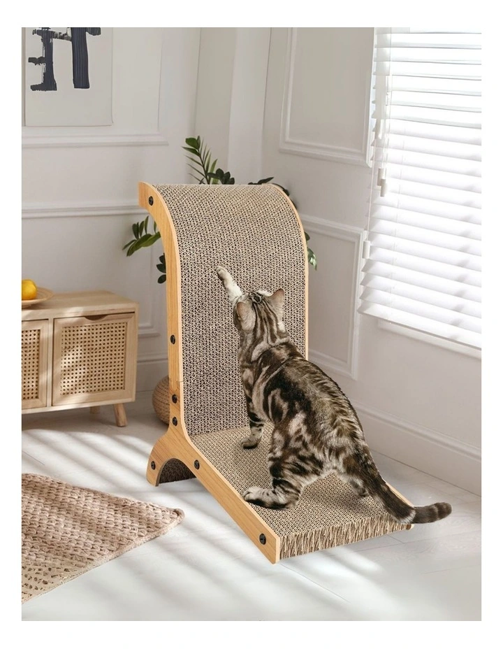Cat Scratch Pad in Brown image 2