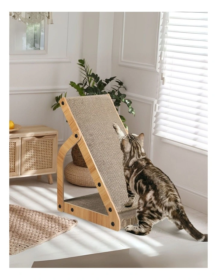 PaWz 34x25x47cm Cat Scratching Board in Brown image 2