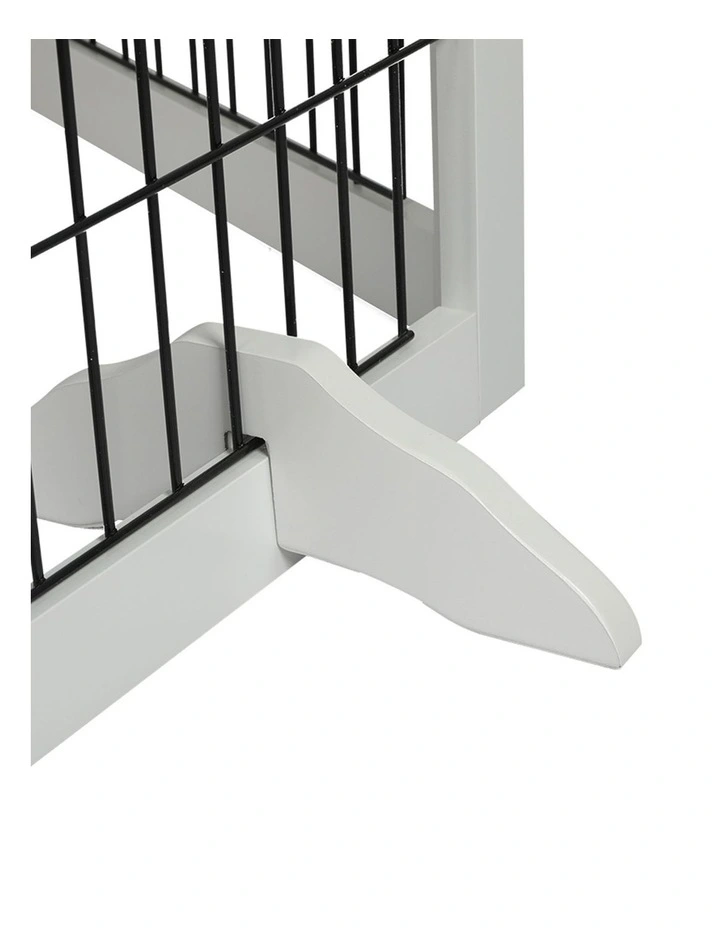 6 Panels Playpen in White image 7