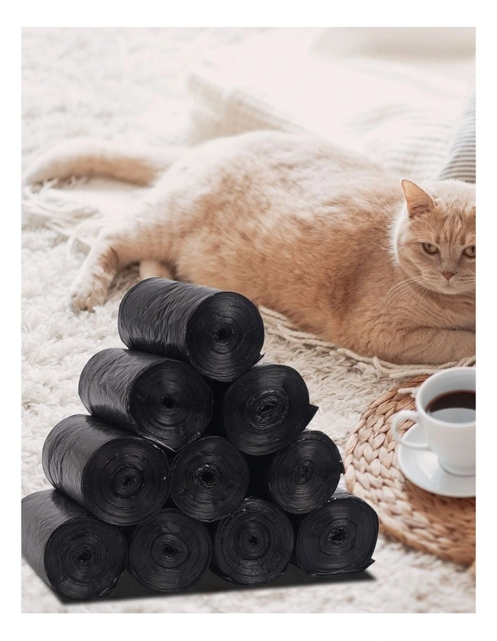 10 Rolls Waste Bag in Black image 7