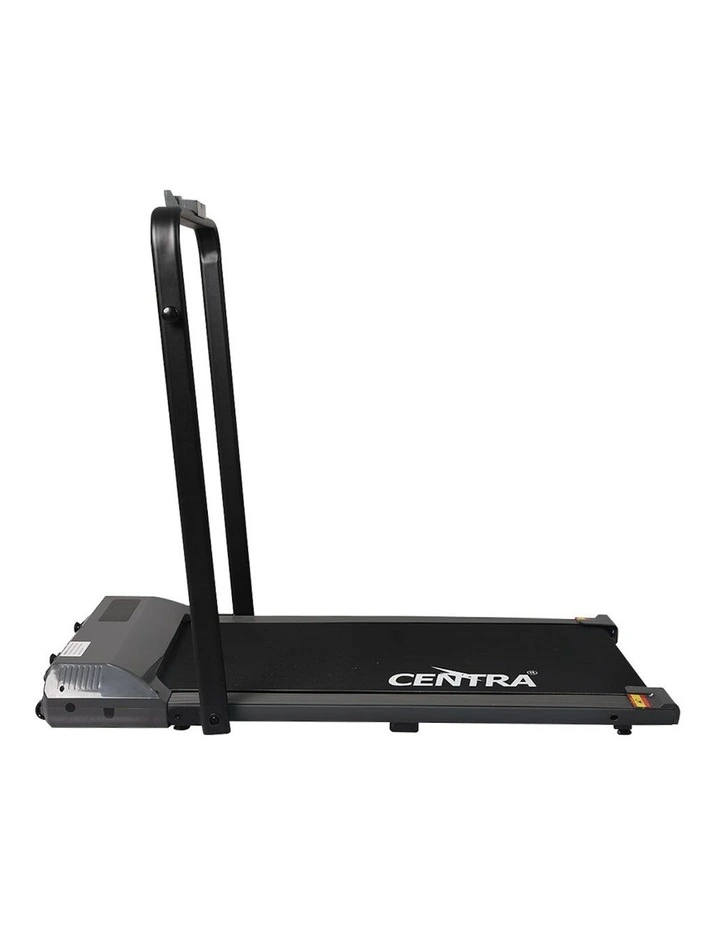 Foldable Electric Treadmill in Black image 2