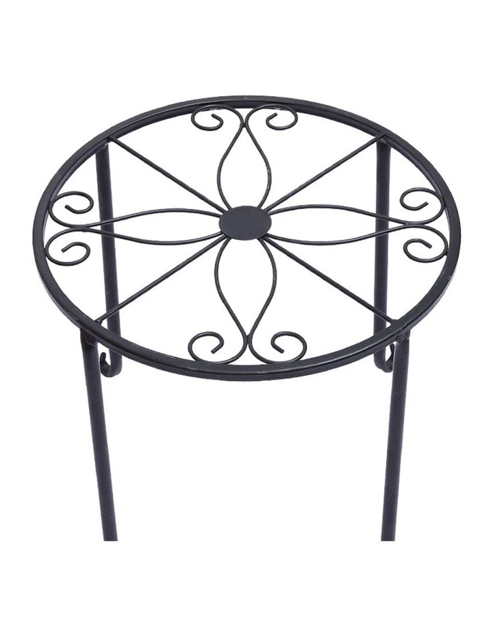 Metal Plant Stand x4 in Black image 4