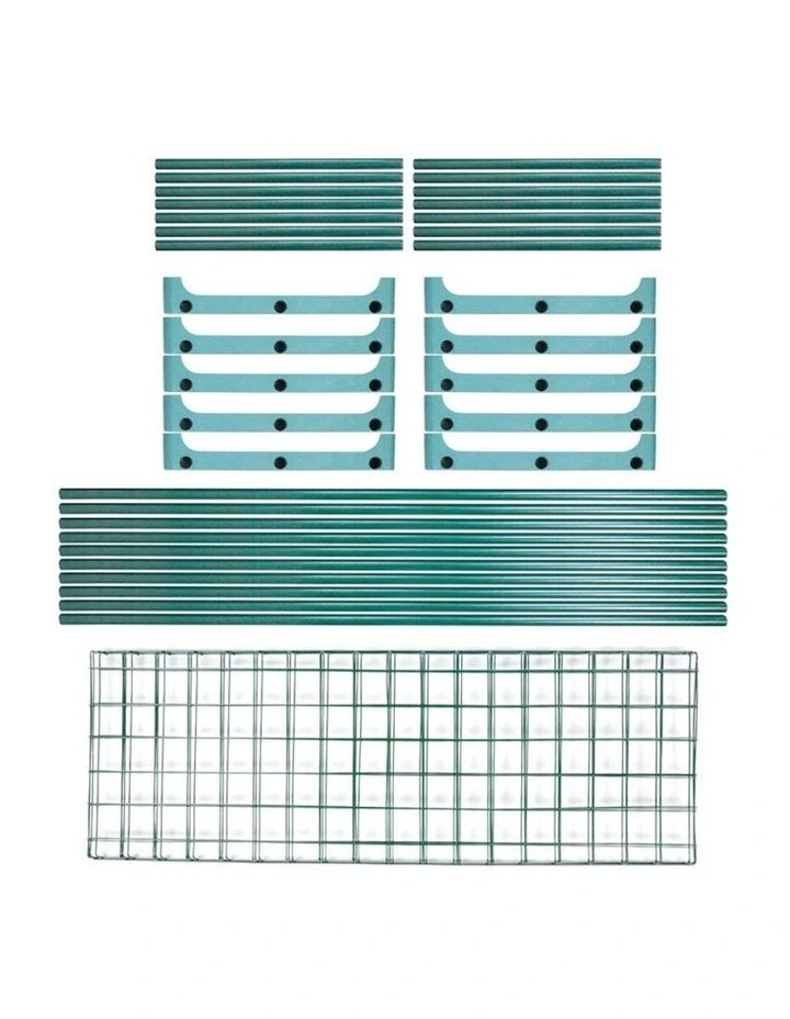 5 Tier Plant Shelving Rack x2 in Green image 6
