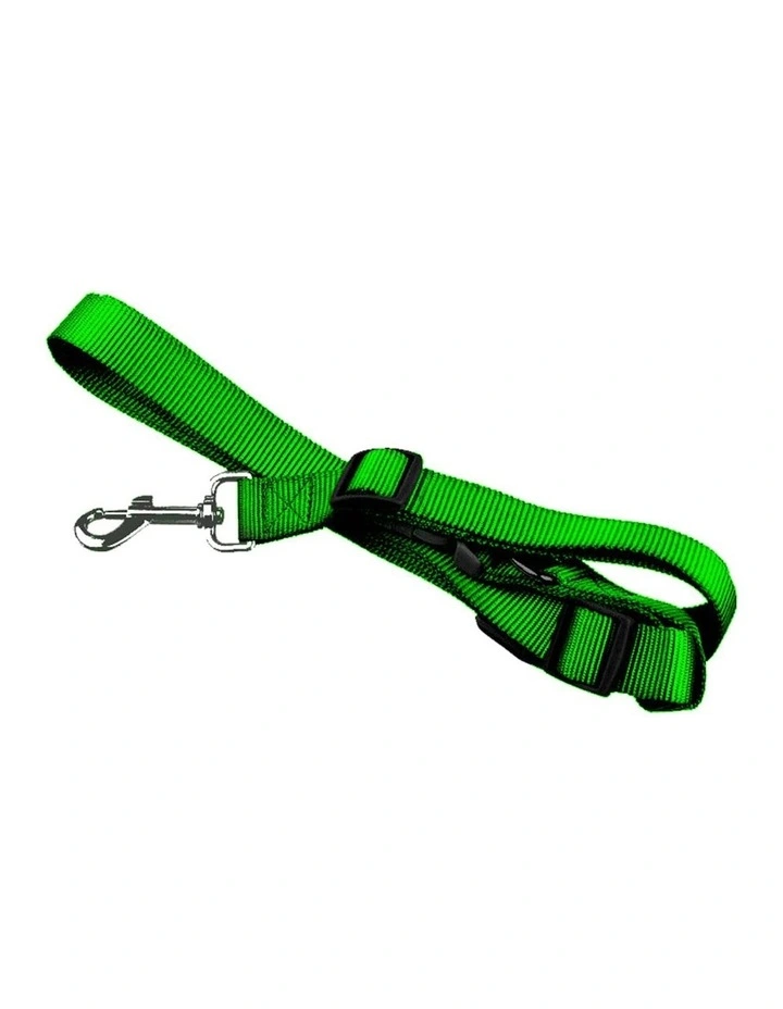 Adjustable Dog Waist Belt Leash in Green image 2