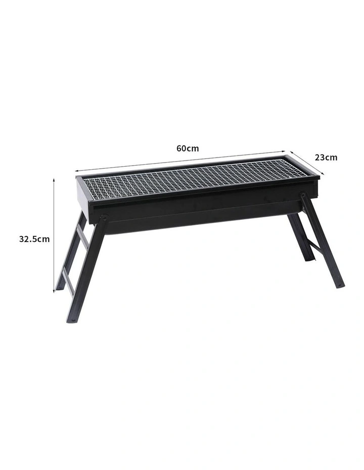 Moyasu Charcoal BBQ Camping Set in Black image 3