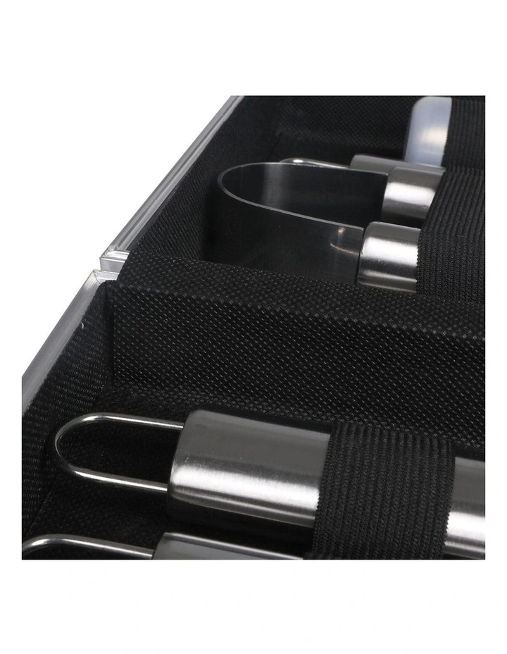 Moyasu BBQ Tool Set 18 Pieces in Silver image 6