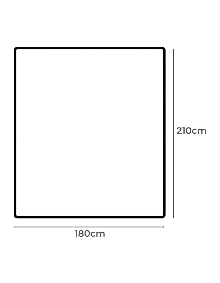 DreamZ  Cotton Throw Blanket Double in White image 3