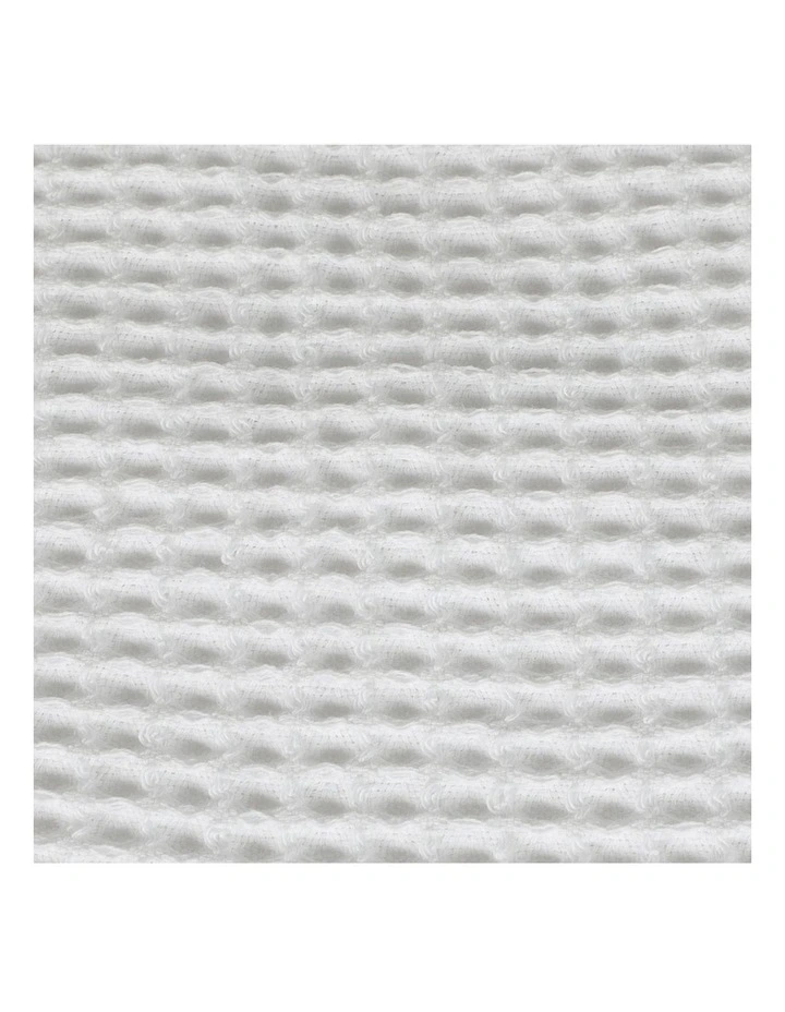 DreamZ  Cotton Throw Blanket Double in White image 5