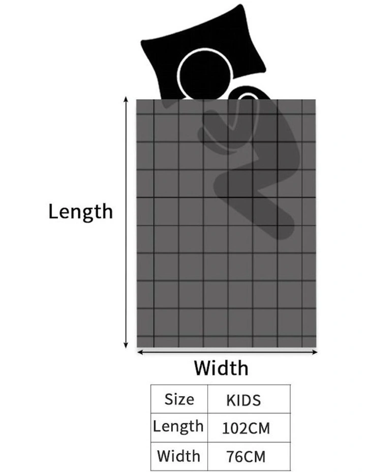 Weighted Blanket Cover in Blue image 3