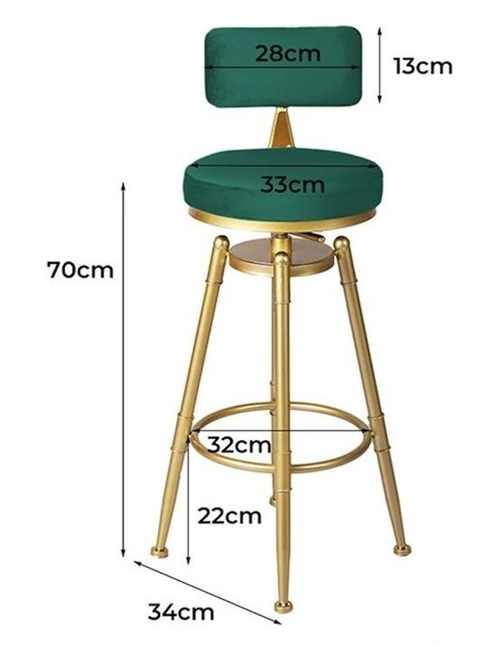 Bar Stools x1 in Green image 3
