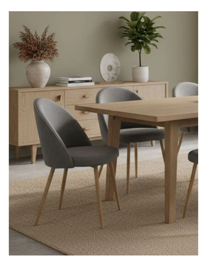 French Provincial Dining Chairs 2x in Grey image 2