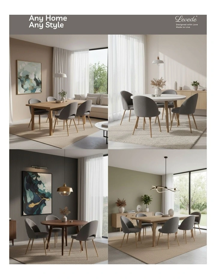 French Provincial Dining Chairs 2x in Grey image 4