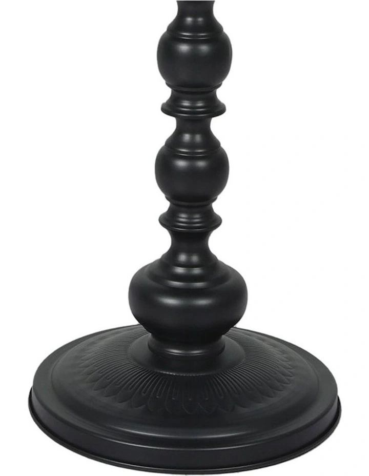 Vintage Round Side Table in Black image 4