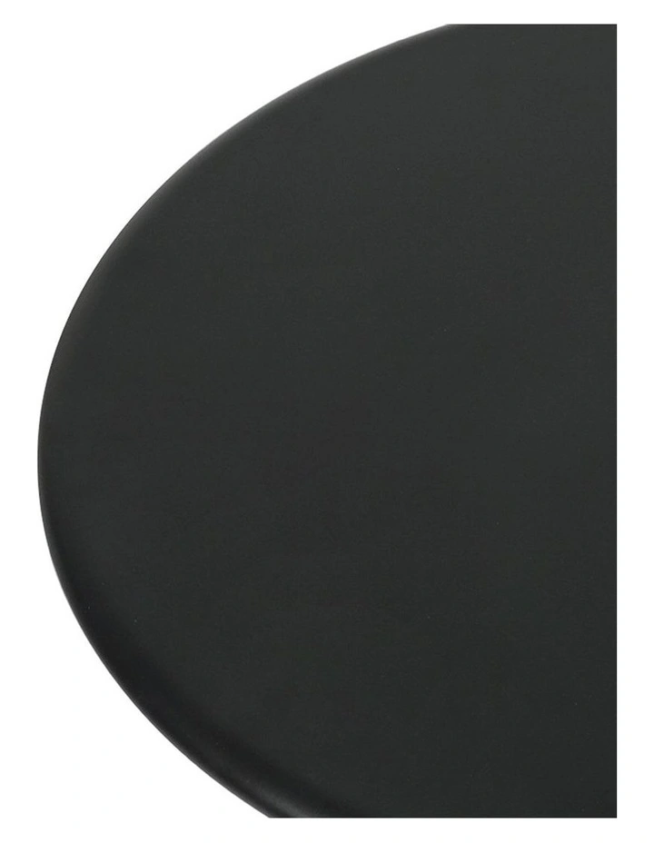 Vintage Round Side Table in Black image 5