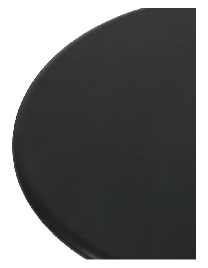 Vintage Round Side Table in Black image 5