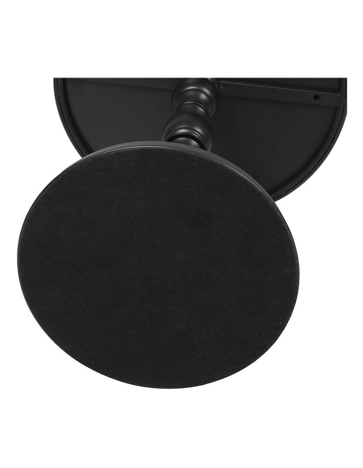 Vintage Round Side Table in Black image 6