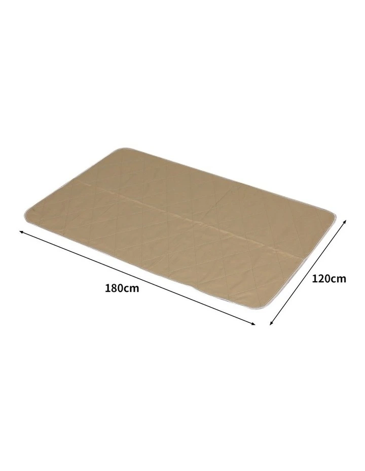 King Reusable Puppy Toilet Training Pads 120x180cm in Brown image 3