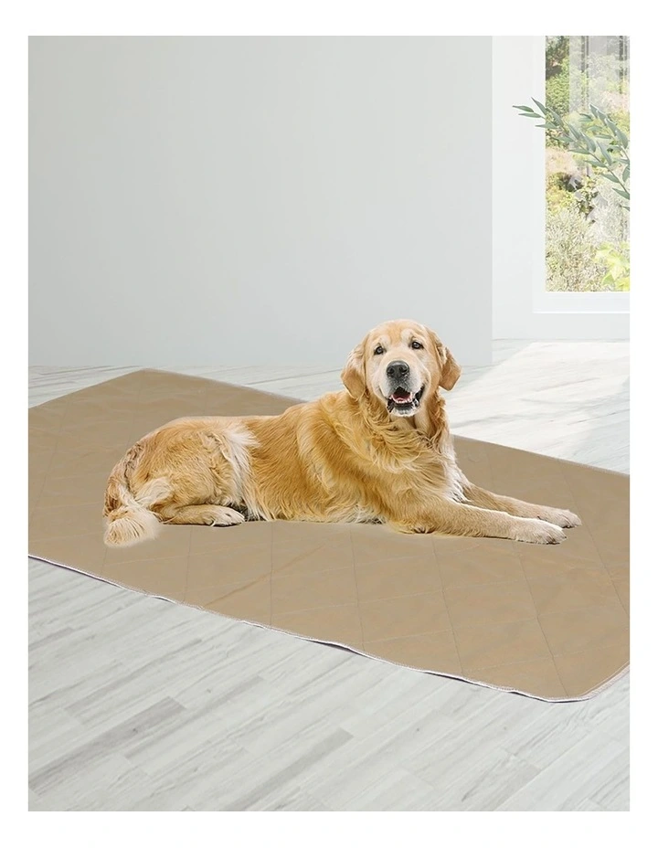 King Reusable Puppy Toilet Training Pads 120x180cm in Brown image 7