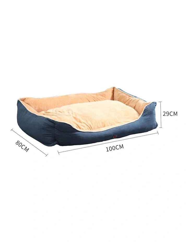 XL Deluxe Soft Cushion Pet Bed in Grey Star image 3