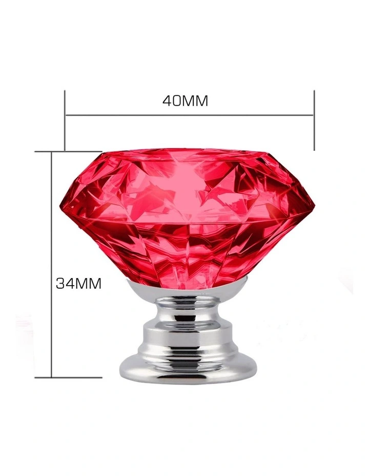 Door Cabinet Handle 16 Piece in Red image 3