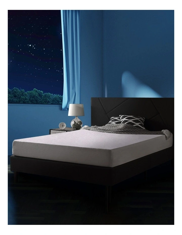 Terry Cotton Fully Fitted Single Size Waterproof Mattress Protector in White image 7