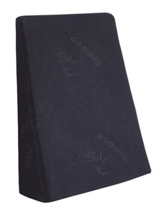 Memory Foam Bed Wedge Pillow in Blue