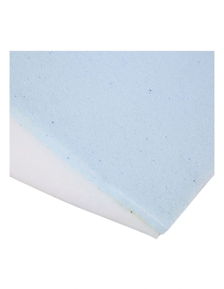 DreamZ 61x61x30cm Memory Foam Bed Wedge Pillow In Blue image 6