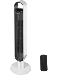 Portable Tower Fan in White