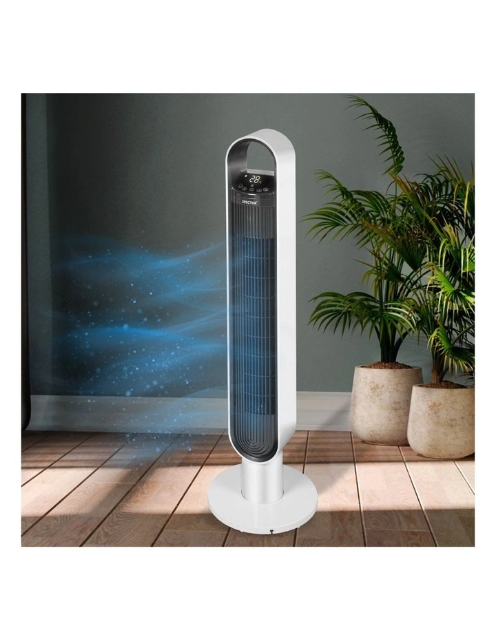Portable Tower Fan in White image 7