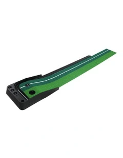 Golf Putting Mat 250cmx40cm in Green/Black