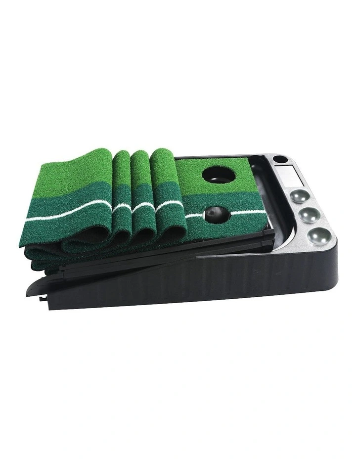 Golf Putting Mat 250cmx40cm in Green/Black image 4