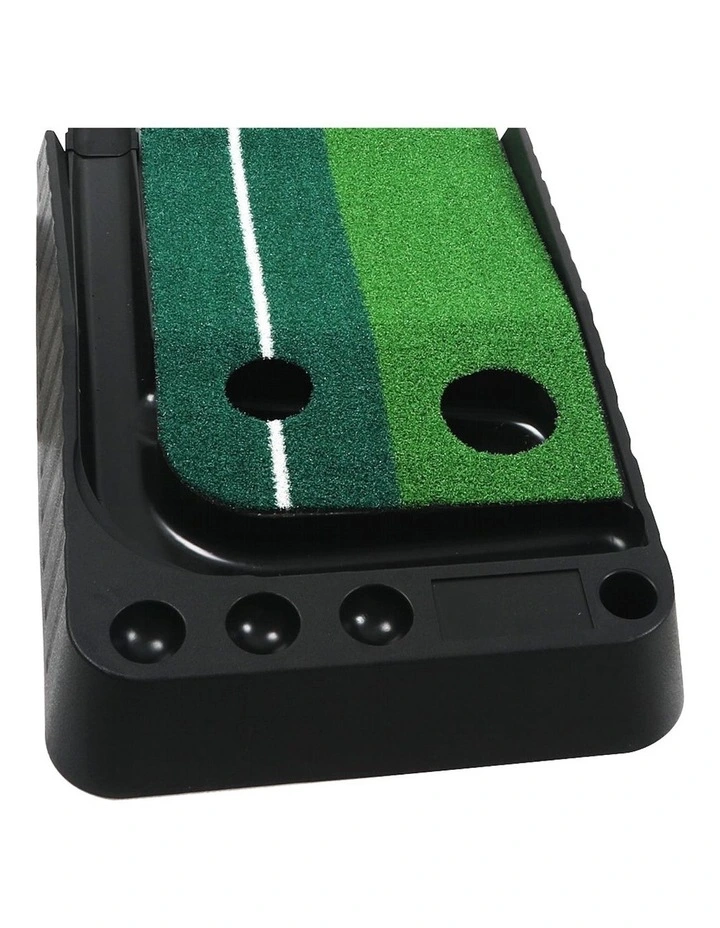 Golf Putting Mat 250cmx40cm in Green/Black image 5