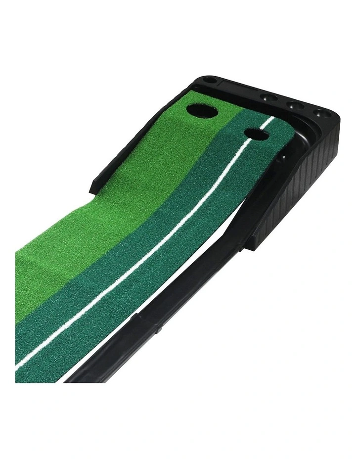 Golf Putting Mat 250cmx40cm in Green/Black image 6