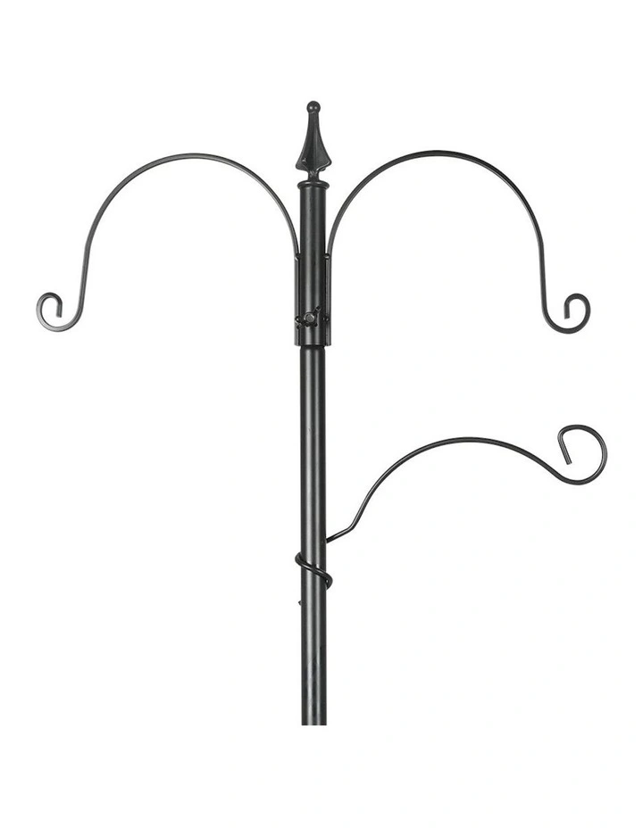 Hanging Metal Bird Feeder in Black image 4
