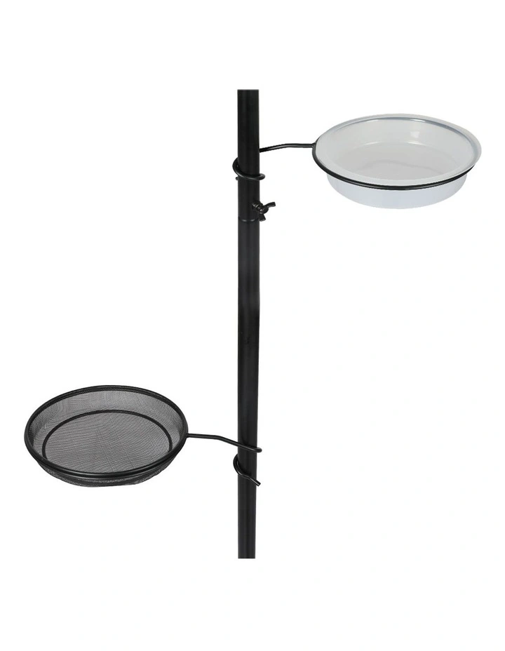 Hanging Metal Bird Feeder in Black image 5
